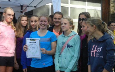 Erster Platz bei Cross Country Bezirksmeisterschaft