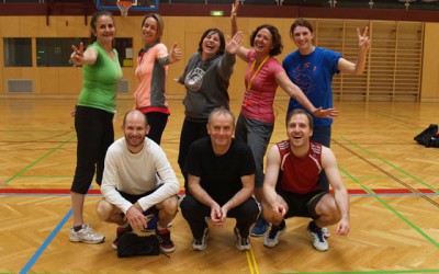 Volleyballmatches LehrerInnen gegen MaturantInnen