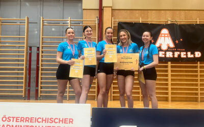 HLW Mädels Dritte bei Badminton-Bundesmeisterschaft