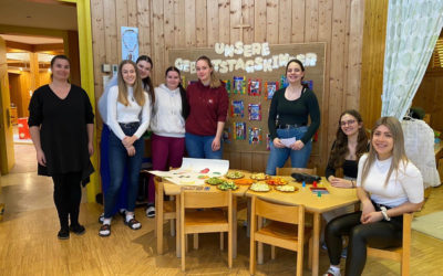 Kindergartenstationenbetrieb der 3BHW im Kindergarten Grieß